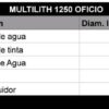 Juego de Rodillos MULTILITH 1250 OFICIO - Imagen 2