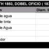 Juego de Rodillos MULTILITH 1850 Doble Oficio - Imagen 2