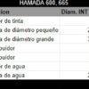 Juego de Rodillos HAMADA 600, 665 - Imagen 2