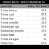 Juego de Rodillos HEIDELBERG  SPEED MASTER 74 - Imagen 2