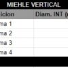 Juego de Rodillos MIEHLE VERTICAL - Imagen 2