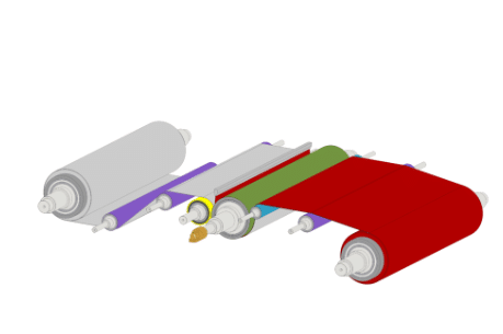 acumulación en rodillos