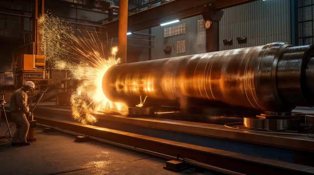 metalizado de cilindros y piezas industriales